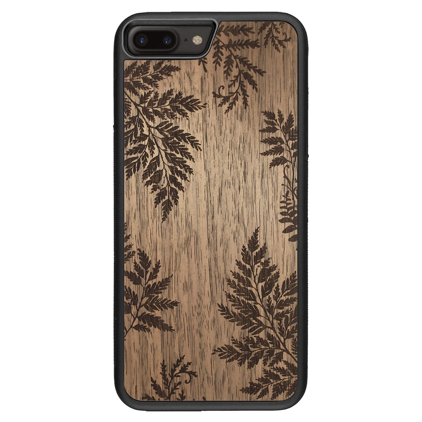 Wooden Case for iPhone 8 Plus Botanical Fern