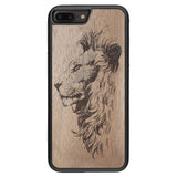 Wooden Case for iPhone 8 Plus Lion