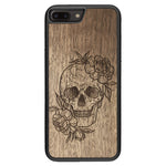 Wooden Case for iPhone 8 Plus Skull