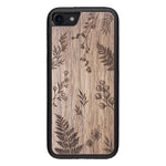 Wooden Case for iPhone SE [2020] Botanical