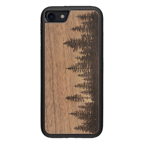Wooden Case for iPhone SE 3 generation case Forest