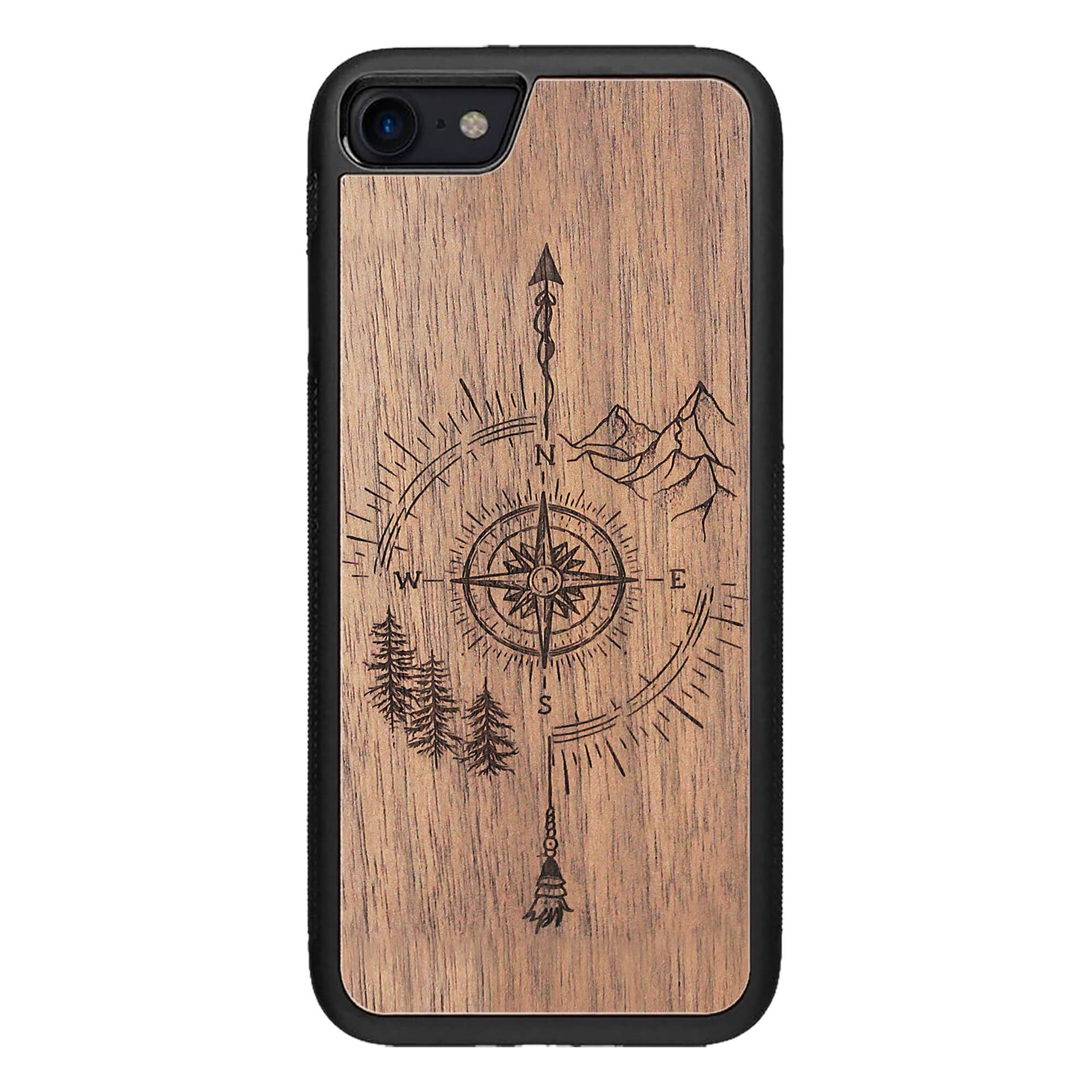 Wooden Case for iPhone SE 2 generation case Just Go