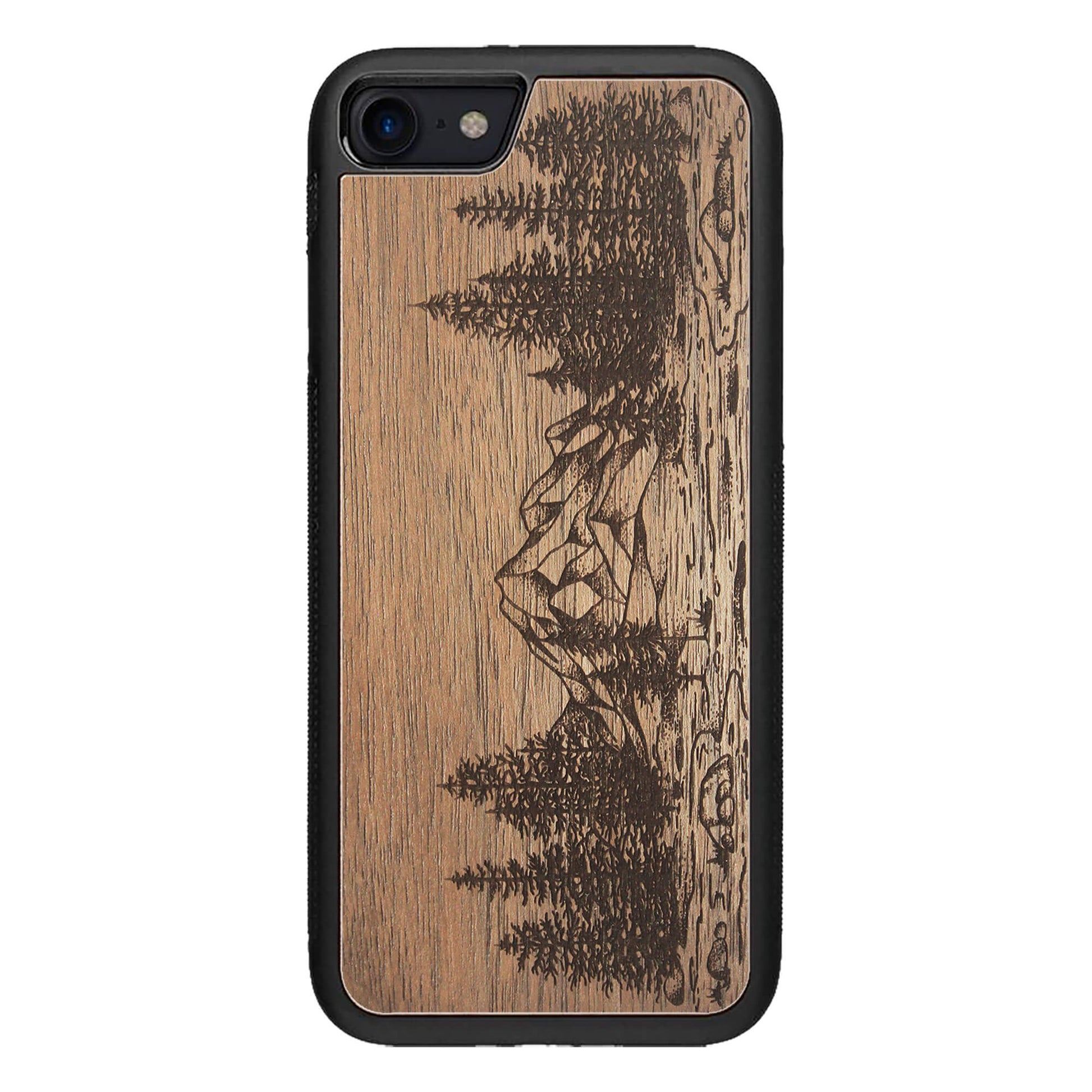 Wooden Case for iPhone SE 3 generation case Nature