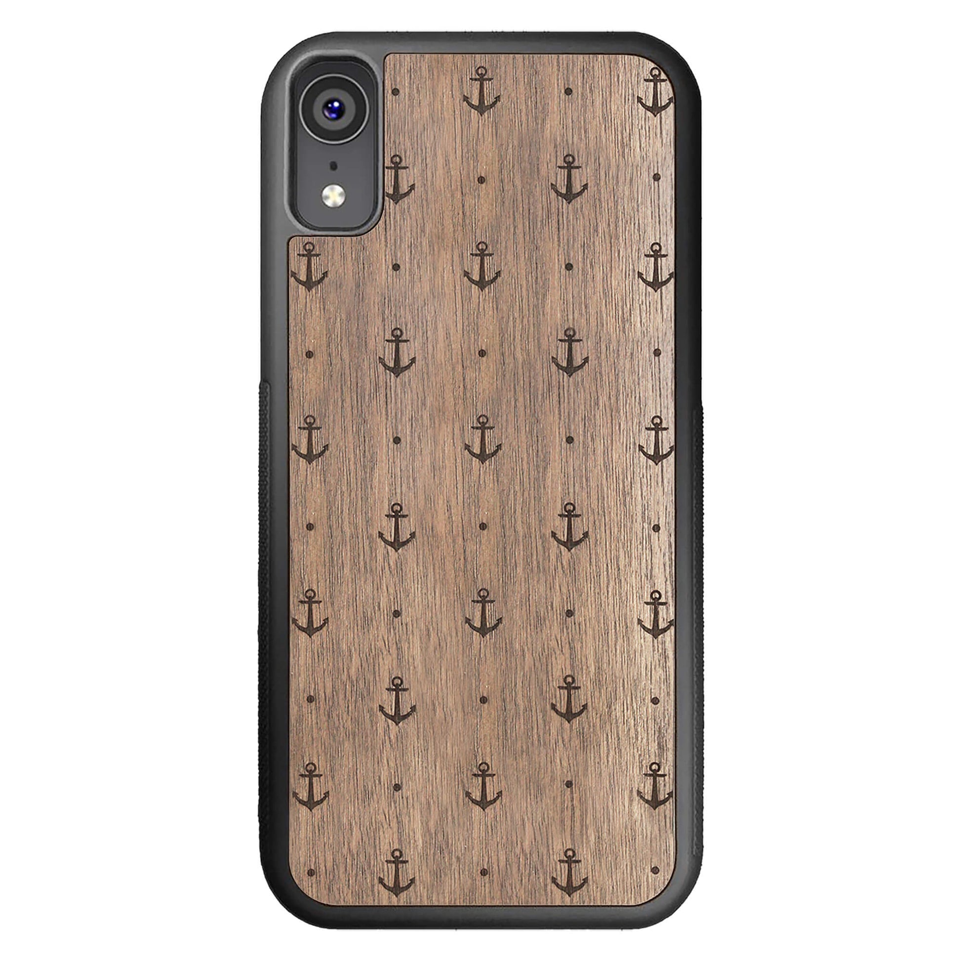 Wooden Case for iPhone XR Anchor