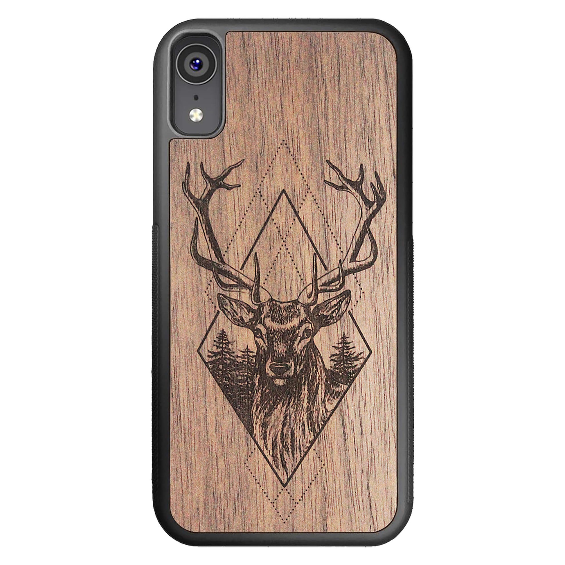 Wooden Case for iPhone XR Deer