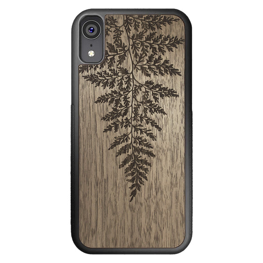 Wooden Case for iPhone XR Fern