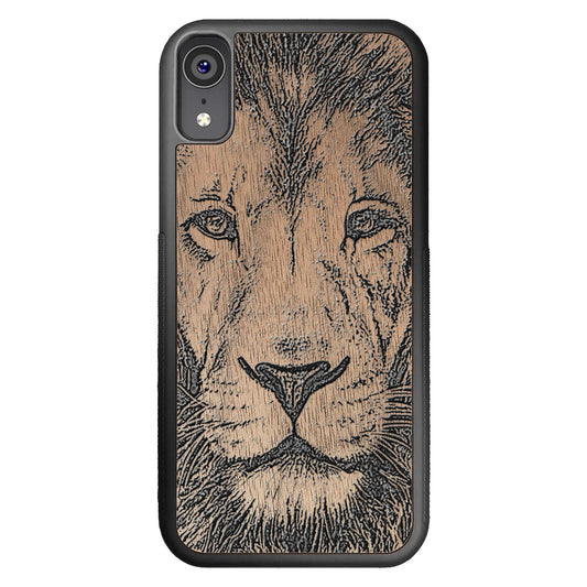 Wood Case for iPhone XR Lion
