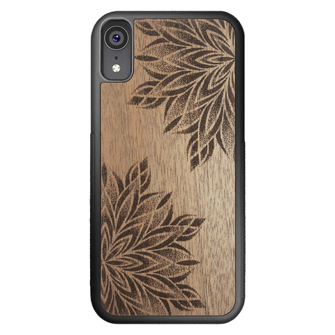Wood Case for iPhone XR Mandala