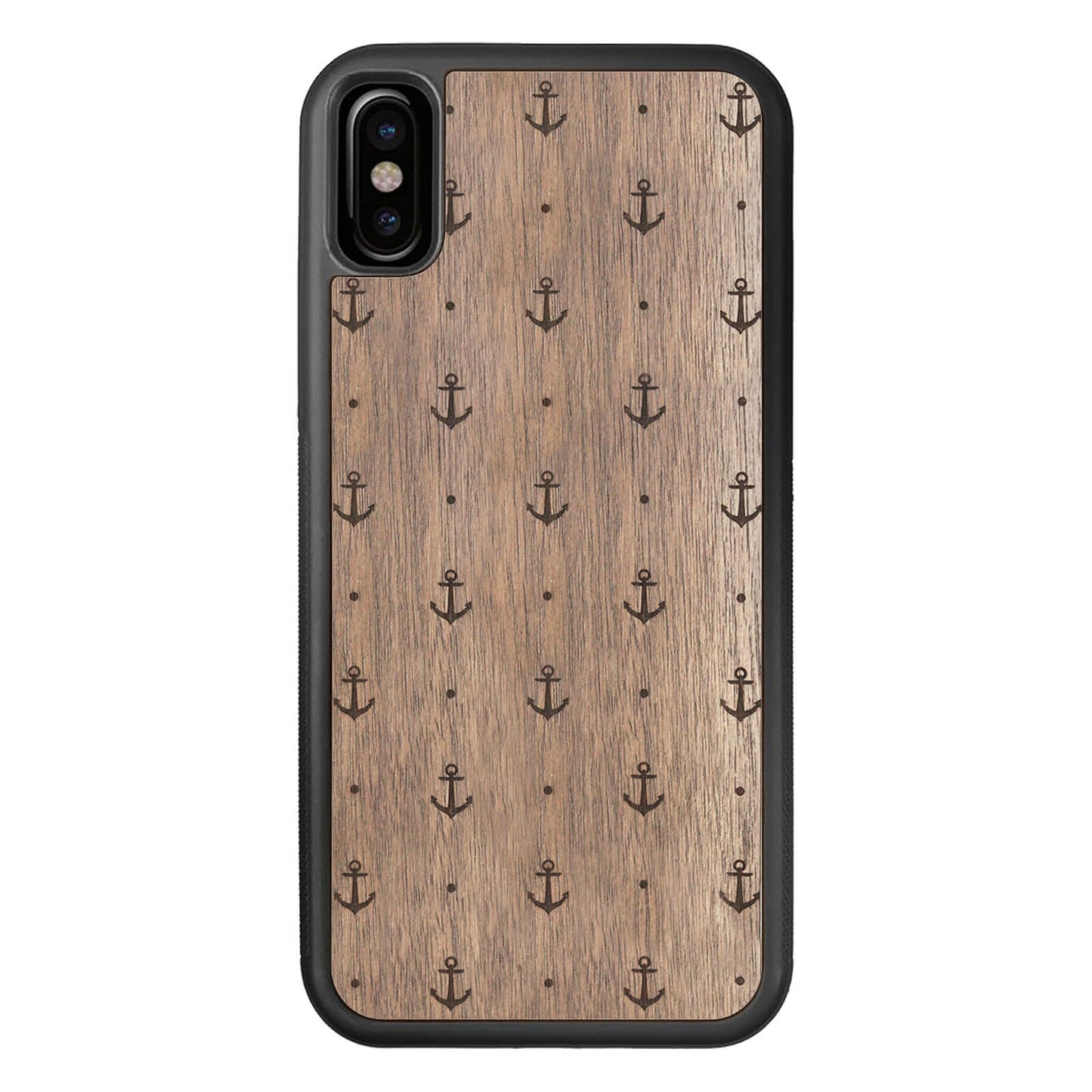 Wooden Case for iPhone XS/X Anchor