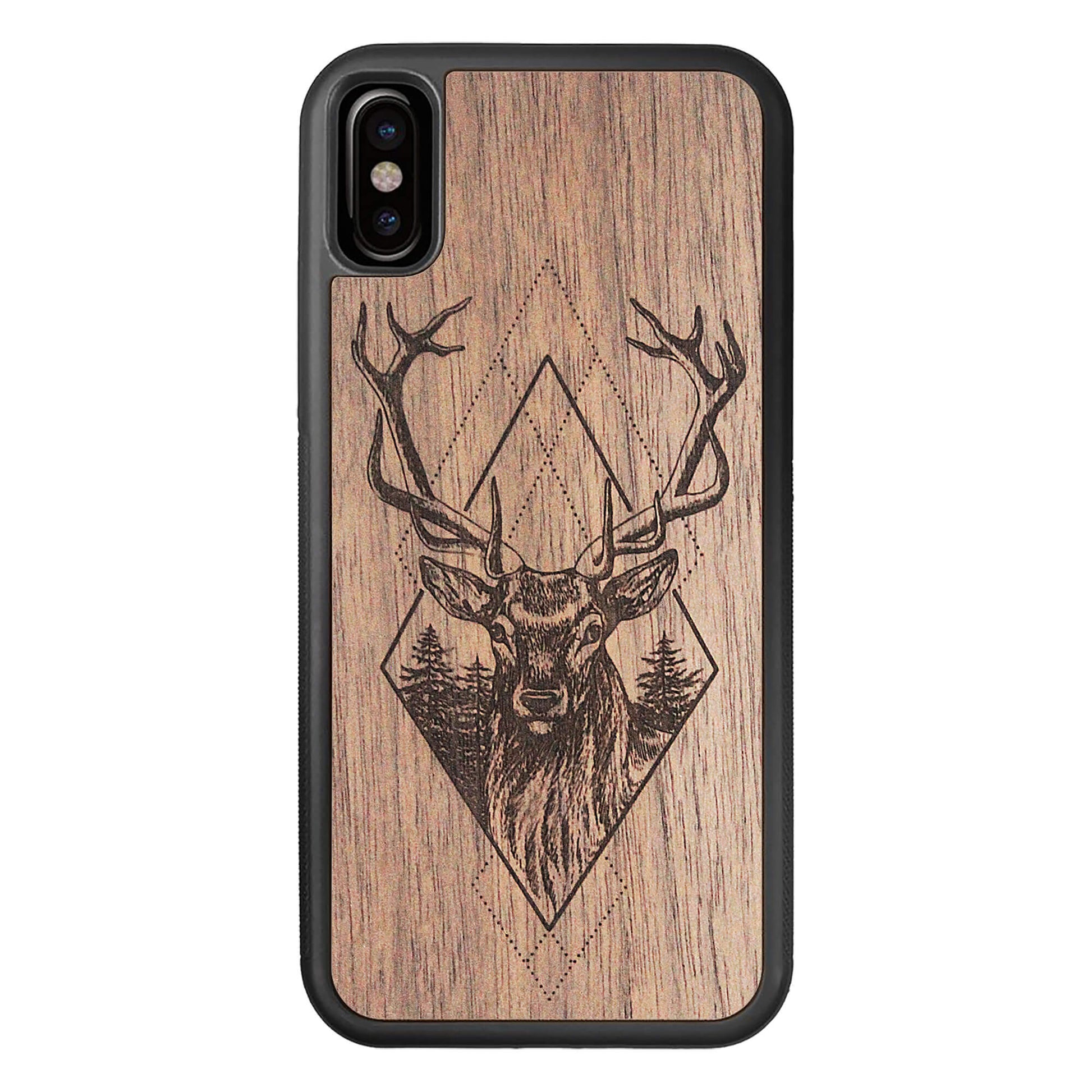 Wooden Case for iPhone XS/X Deer