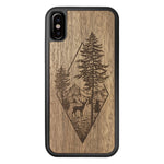 Wooden Case for iPhone XS/X Deer Woodland