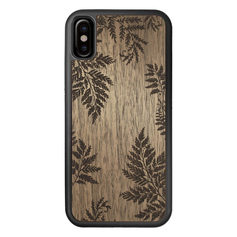 Wooden Case for iPhone XS/X Botanical Fern