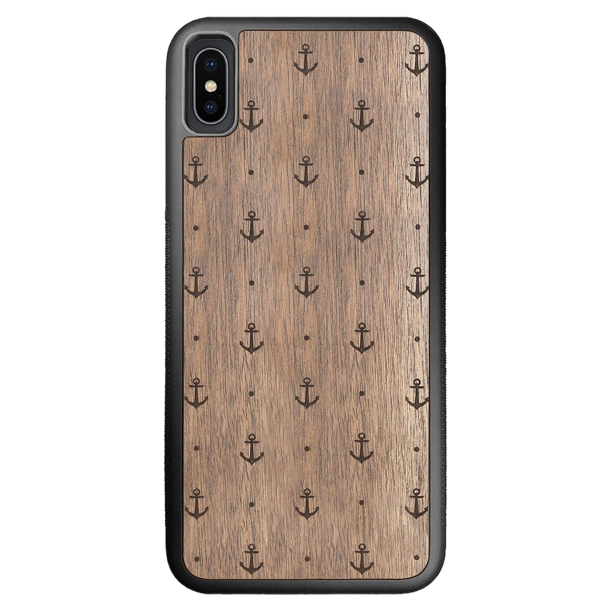 Wooden Case for iPhone XS Max Anchor