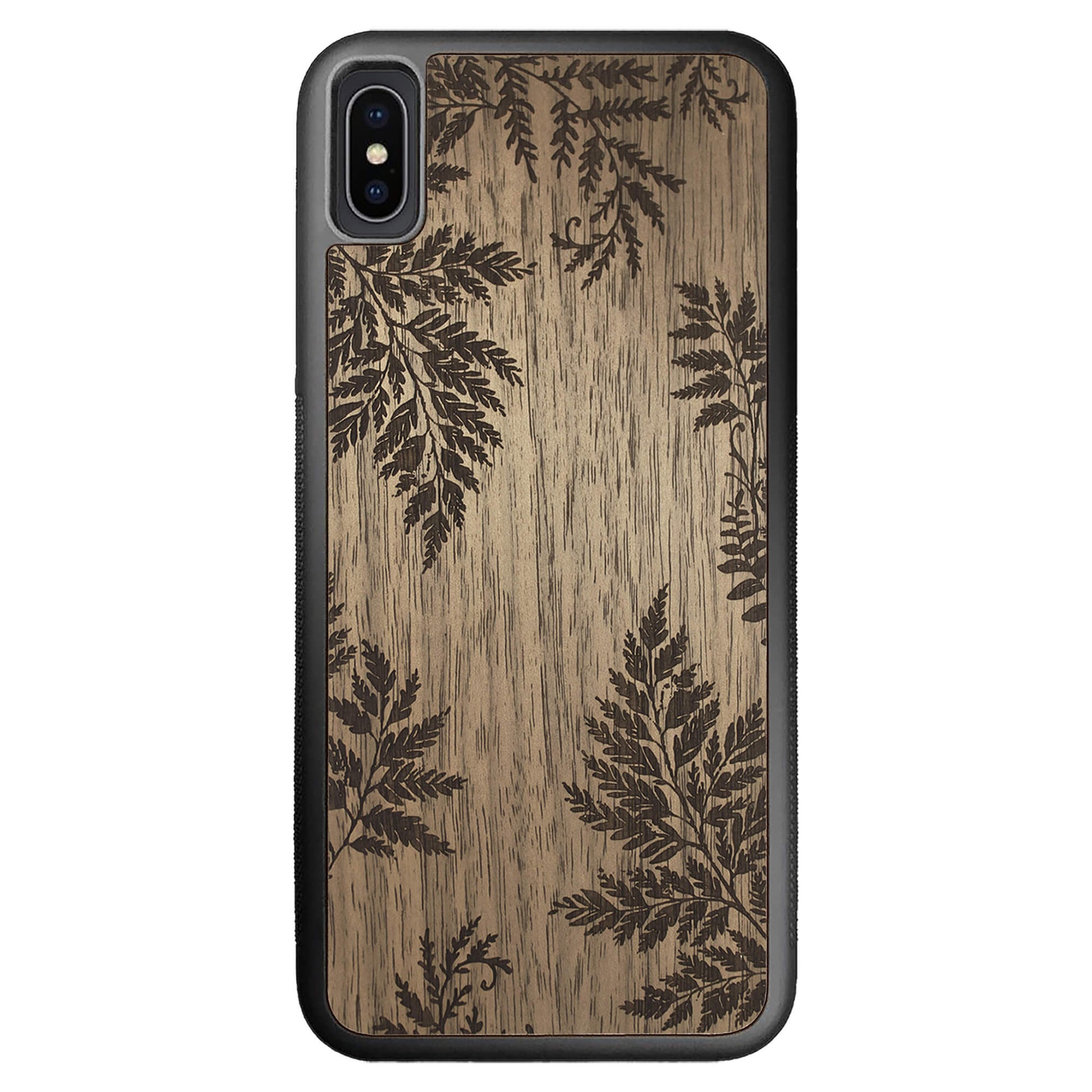 Wooden Case for iPhone XS Max Botanical Fern