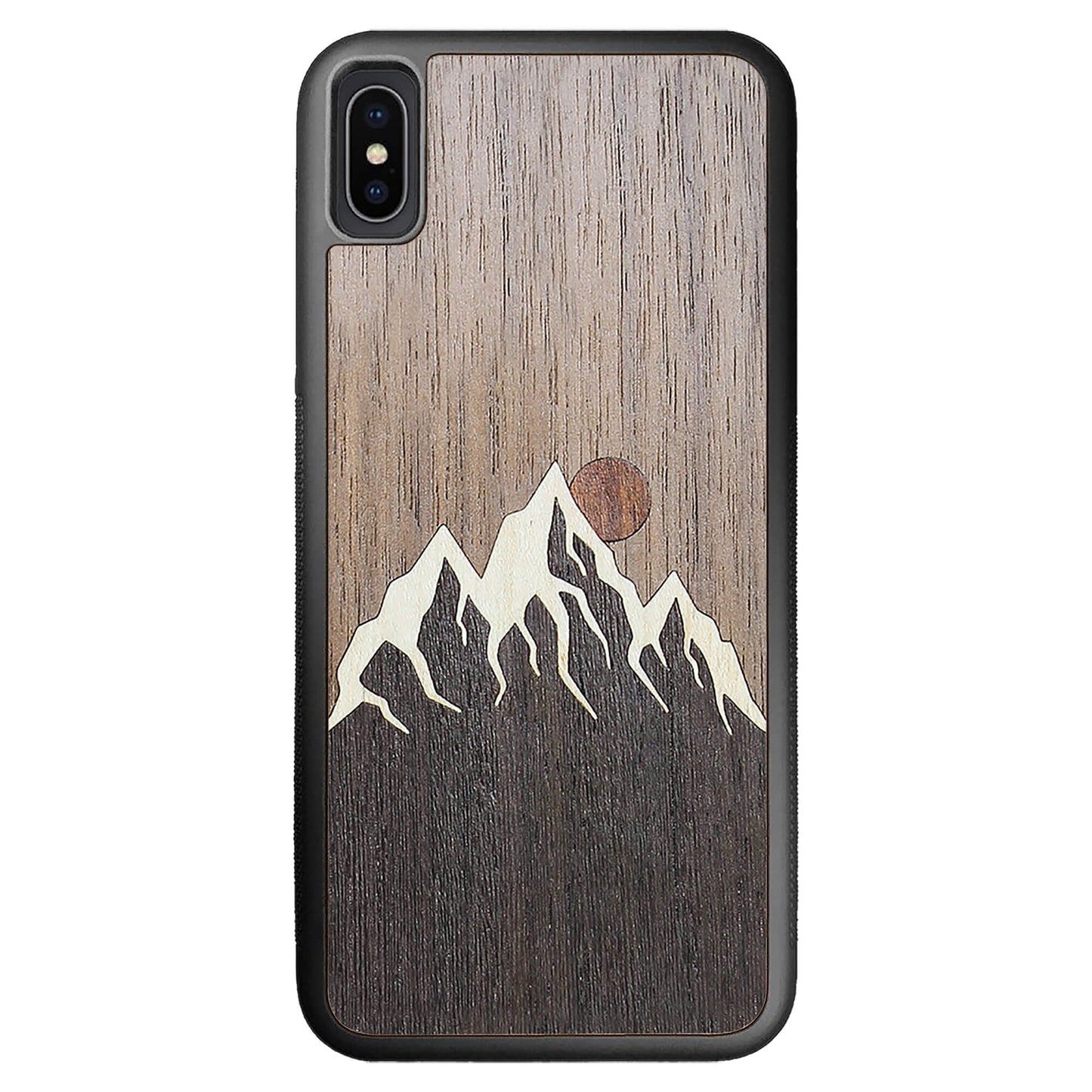 Wooden Case for iPhone XS Max Mountain