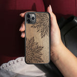 Wood iPhone Case 11 Pro Mandala