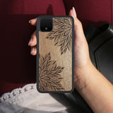 Wooden Pixel 4 XL Case Mandala