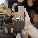 Wooden Galaxy S9 Case Mountain