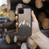 Wooden Pixel 3A XL Case Mountain