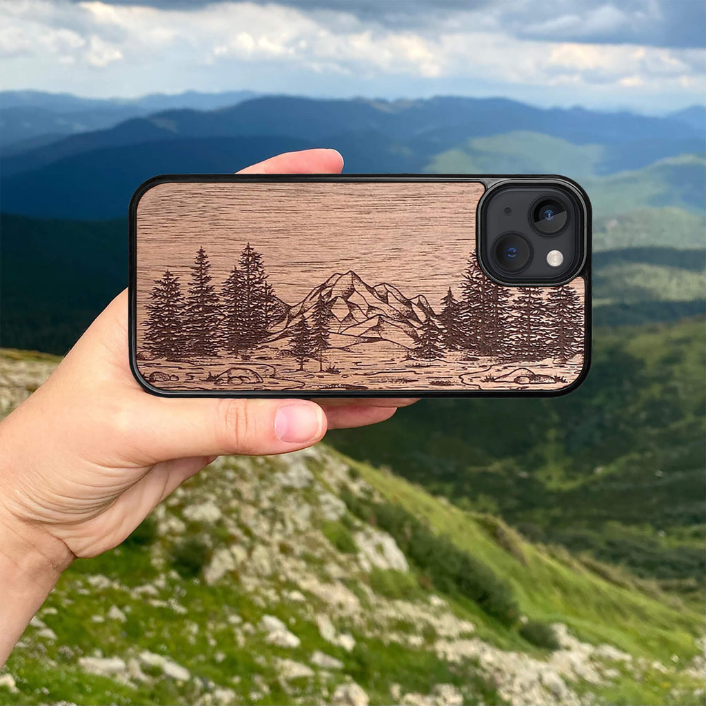 Wood iPhone 14 Plus Case Nature