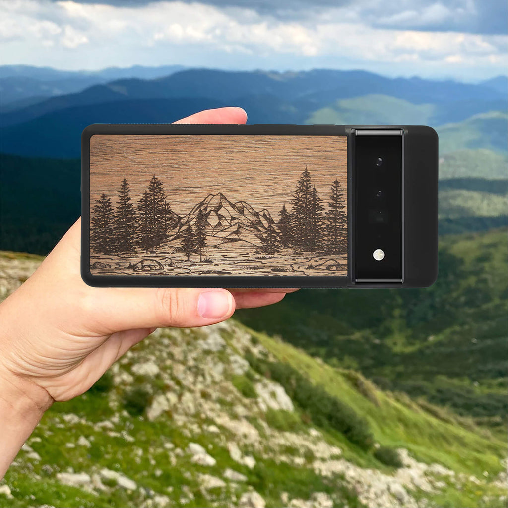 Wood Google Pixel 5A 5G Case Nature