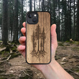 Wood iPhone 13 Mini Case Pines