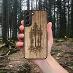 Wood Galaxy S10e Case Pines