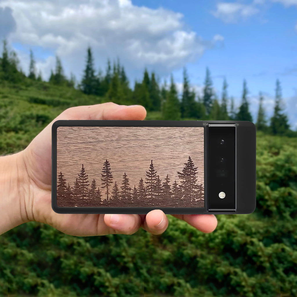 Wood Google Pixel 6 Pro Case Forest
