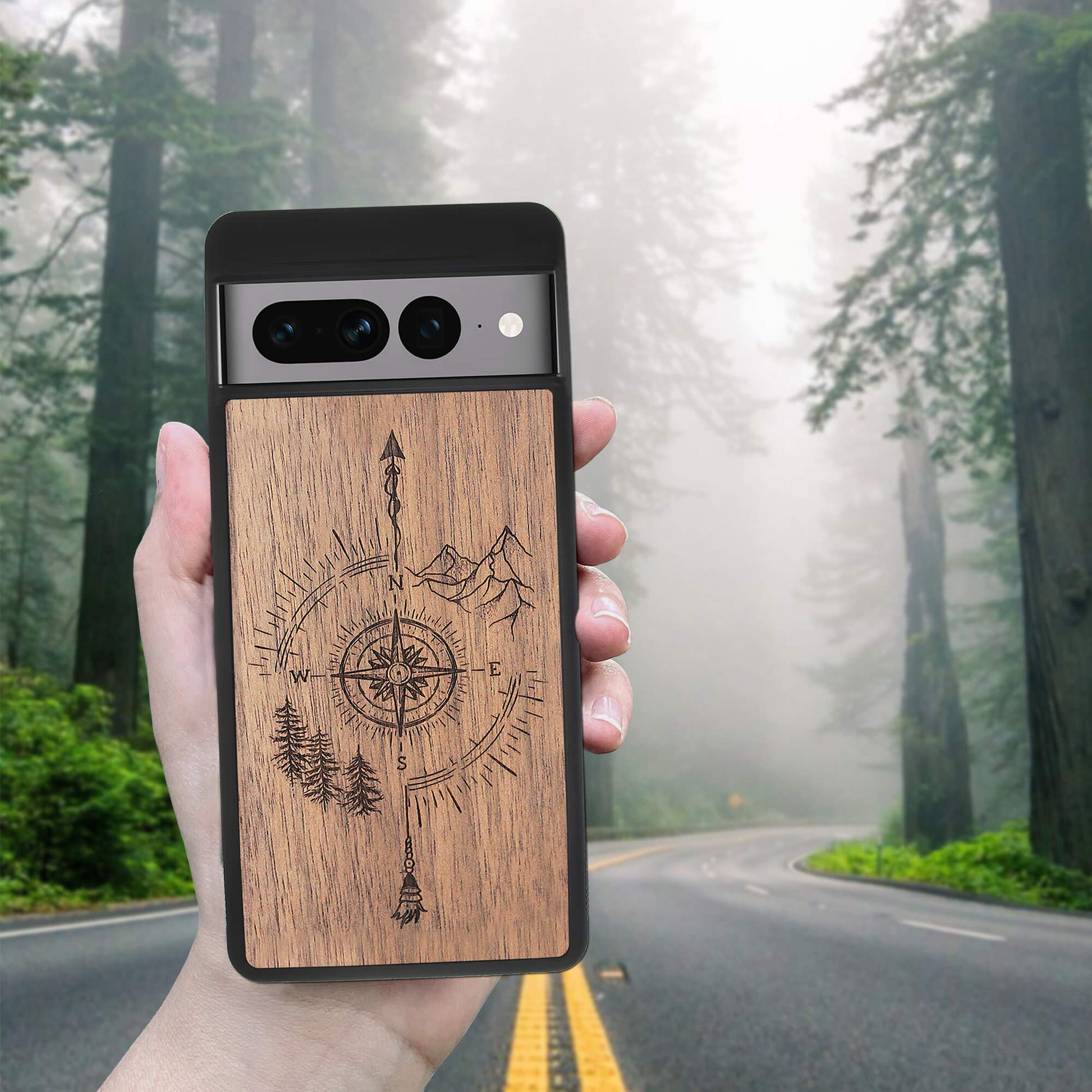 Wood Google Pixel 7 Pro Case Just Go