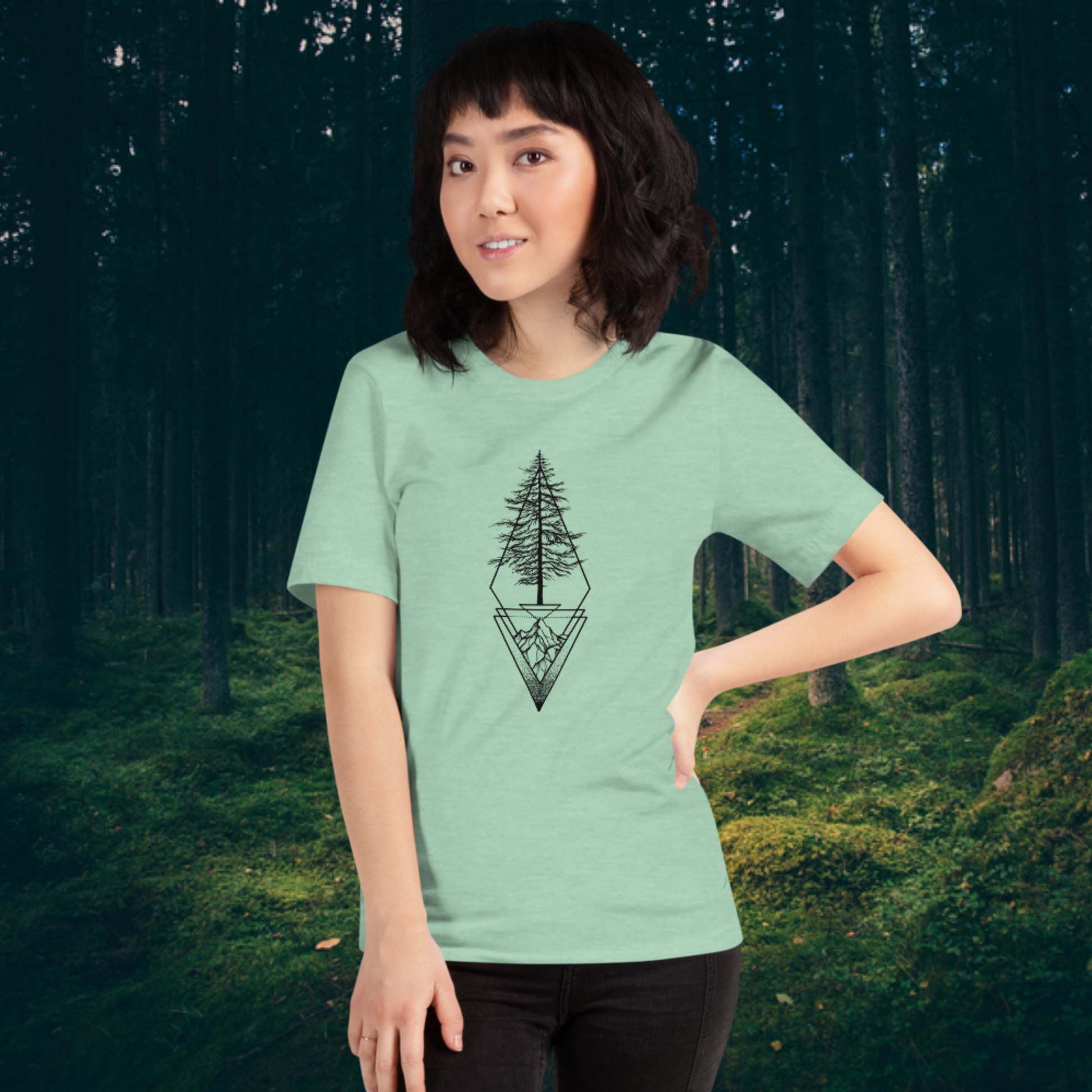 Mountain Shirt, Shirts for Women, Womens Shirts, Graphic Tee