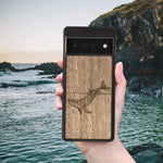 Wood Pixel 4A Case Whale